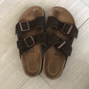 Brown Suede Birkenstock’s